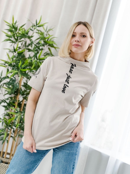 Купить Футболка Ф 241/2-П (Бежевый) на Неженке